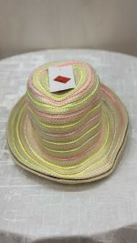 کلاه حصیری چند رنگ برند I Am | انتخاب رنگ دلخواه شما - تصویر 3