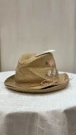 کلاه حصیری قهوهای برند I Am مناسب تابستان