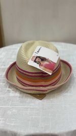 کلاه حصیری چند رنگ برند I Am